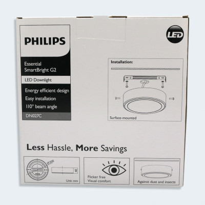 Đèn LED tròn Lắp Nổi Philips DN027C
