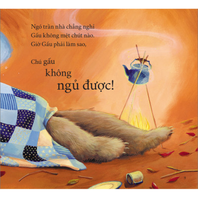 Sách Tranh Song Ngữ Gấu Không Ngủ Được