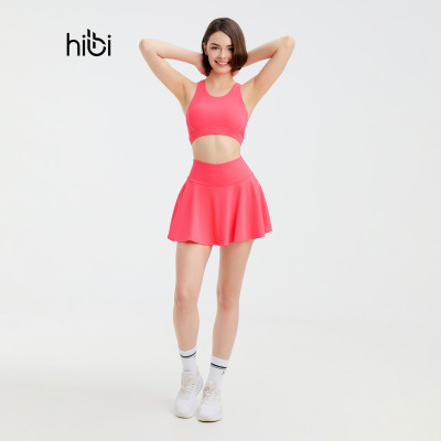 Áo bra tập Yoga Gym Hibi Sports BA523 kiểu ba lỗ viền trắng, kèm mút ngực