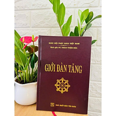 Sách - Giới Đàn Tăng ( Bìa da) - HT Thích Thiện Hòa