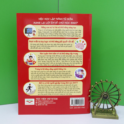 Combo 2 sách hướng dẫn học lập trình Scratch cho học sinh lớp 3