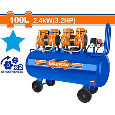 MÁY NÉN KHÍ (KHÔNG DẦU) 2400W-100L WAP2R41 WADFOW - HÀNG CHÍNH HÃNG
