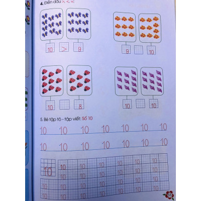 Sách - Toán Tư Duy - Dành cho trẻ em từ 4 - 6 tuổi