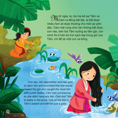 Truyện Cổ Tích Việt Nam - Tấm Cám (Song Ngữ Việt - Anh)