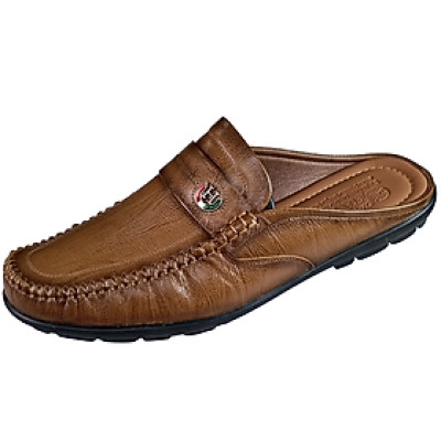 Giày Sục Nam HA NAM Da Bò Thật Cao Cấp GSB2080