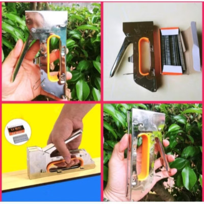 1 DỤNG CỤ BẤM ĐINH GHIM CẦM TAY THẾ HỆ MỚI TẶNG KÈM THEO HỘP GHIM BẤM LOẠI TỐT