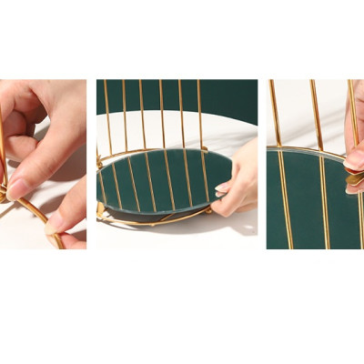 Tủ kệ mỹ phẩm, kệ trưng bày sản phẩm kiểu lồng chim độc đáo thương hiệu VIMOS