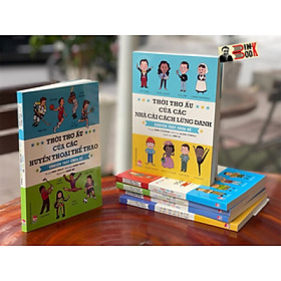 (Tái bản 2023-Combo 6c–Tranh minh hoạ) THỜI THƠ ẤU CỦA CÁC DANH NHÂN: các nhà cải cách lừng danh, Các huyền thoại thể thao, các tổng thống Mỹ, Các địa văn hào, Các thiên tài nghệ thuật, Những nhà tiên phong - David Stabler, Robin Stevenson - Nxb Kim Đồng 