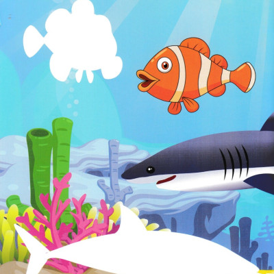 Sticker Dán Hình Thông Minh - Đại Dương Huyền Bí _VT