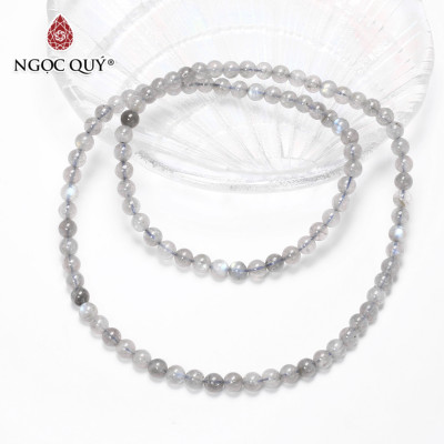 Vòng 3 line đá xà xừ ánh xanh AAA mệnh thủy, kim - Ngọc Quý Gemstones