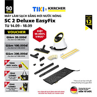 Máy làm sạch bằng hơi nước nóng Karcher SC 2 Deluxe easyfix
