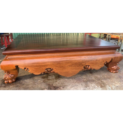 Sập Trơn Gỗ Gụ Chân 24 - hàng Siêu Vip - Tuyển vân chọn gỗ kỹ lưỡng - Liên hệ Shop để xem và đặt hàng