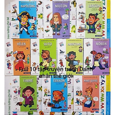 Combo 10 q Danh nhân thế giới(NXB Kim Đồng)