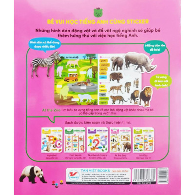 Trong vườn thú - Bé vui học tiếng anh  cùng Sticker