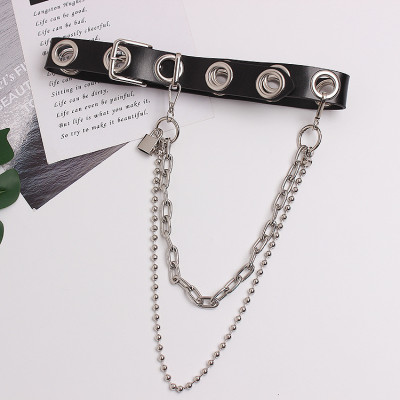 Dây xích đeo quần ổ khoá thời trang nam nữ hot trend fashion trẻ trung