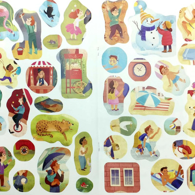 Sách Bóc Dán Thông Minh Luyện Tay Thật Khéo, Luyện Mắt Thật Tinh - Hôm Nay Mình Đi Đâu Nhỉ?