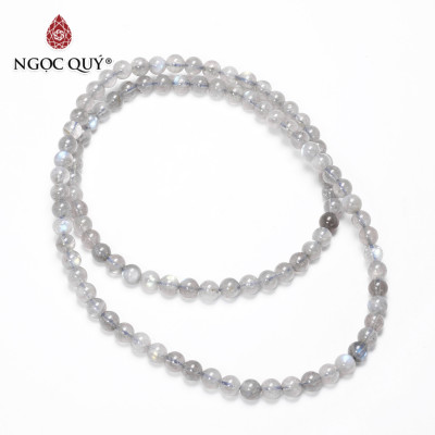 Vòng 3 line đá xà xừ ánh xanh AAA mệnh thủy, kim - Ngọc Quý Gemstones