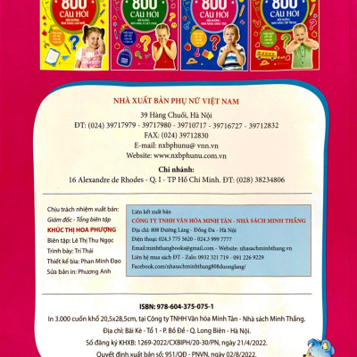 Giáo Dục Sớm Phát Triển Trí Não - 800 Câu Đố - Bồi Dưỡng Khả Năng Tư Duy Logic (Tái Bản)