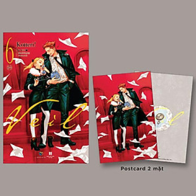 Sách - Veil - Tập 6 - Sắc Đỏ Tung Bay - Tặng Kèm Postcard