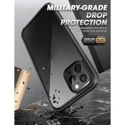 Ốp Lưng SUPCASE Unicorn Beetle Edge Clear Bumper Dành Cho iPhone 13ProMax. Viền Nhiều Màu - Hàng Chính Hãng