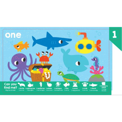 Sách - Con Số Ngộ Nghĩnh - Học Số Và Quan Sát - Megabook