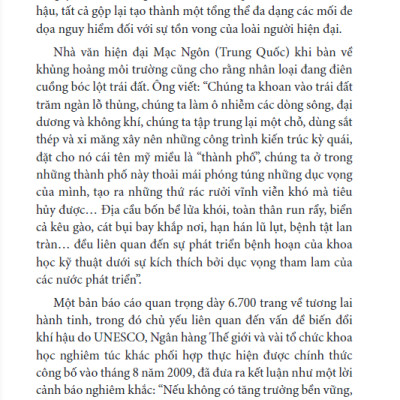 Bảo Vệ Môi Trường - Qua Góc Nhìn Của Tôn Giáo Và Triết Học