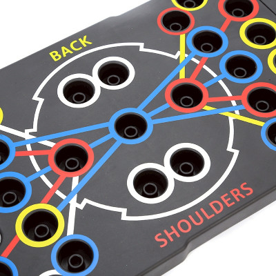 Dụng cụ hít đất RH006I tập thể thao tại nhà kèm bàng chỉ dẫn theo màu sắc tập trung các nhóm cơ chính