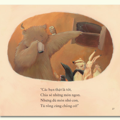 Sách Tranh Song Ngữ Gấu Nói Cảm Ơn