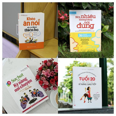Sách: Combo Cẩm Nang Giao Tiếp Cuốn Hút Cho Phái Đẹp ( Khéo ăn khéo nói sẽ có được thiên hạ+ Tuổi 20 Sức hút từ kỹ năng giao tiếp + Sức hút của kỹ năng nói chuyện+ Nói nhiều không bằng nói đúng)