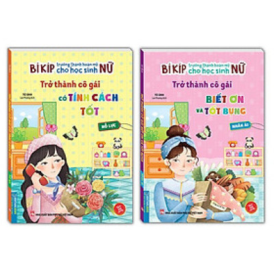 Sách - Bí Kíp Trưởng Thành Hoàn Mỹ Cho Học Sinh Nữ - Nhân Ái + Nỗ Lực - Combo 2 Cuốn - Minh Thắng