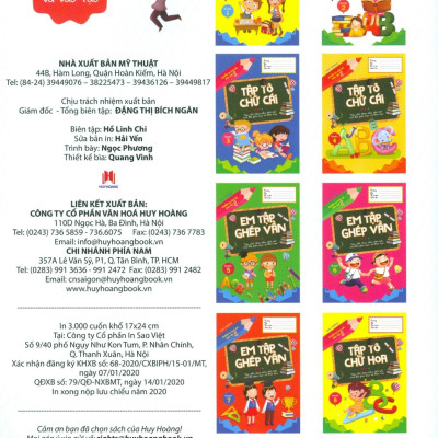 Chuẩn Bị Cho Bé Vào Lớp 1 - Tập Tô Chữ Cái - Quyển 2 (Tái Bản 2020)