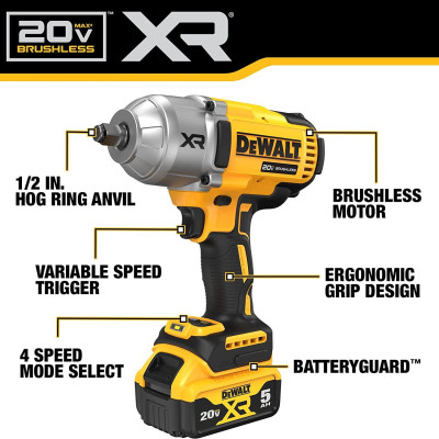 MÁY SIẾT BULONG CẦM TAY 20V DEWALT DCF900N-B1 - HÀNG CHÍNH HÃNG