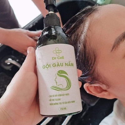 Gội Gàu Nấm Dr Cell 250ml hỗ trợ làm sạch gàu nấm da đầu dưỡng tóc hỗ trợ mọc tóc con giảm rụng tóc - Hàng Chính Hãng