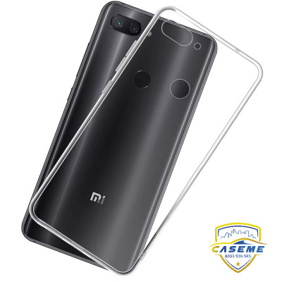 Ốp lưng dành cho Xiaomi Mi 8 Lite silicon TPU dẻo trong suốt dày dặn chống sốc, chống xước cao cấp - Hàng chính hãng