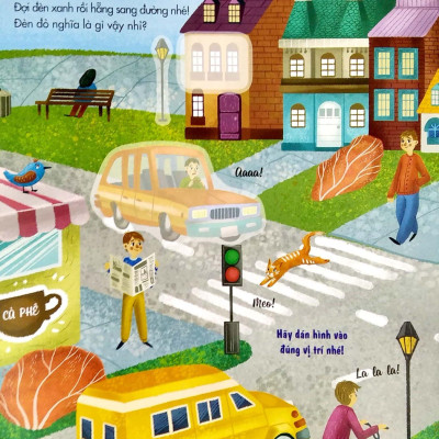 Sách Bóc Dán Thông Minh Luyện Tay Thật Khéo, Luyện Mắt Thật Tinh - Phương Tiện Giao Thông