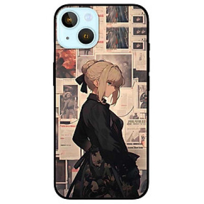 Ốp lưng cho IPhone 12 - 12 Pro - 12 Pro Max - 13 Mini - 13 - 13 Pro - 13 Pro Max - Cô Gái Buộc Tóc Đen - Hàng Chính Hãng
