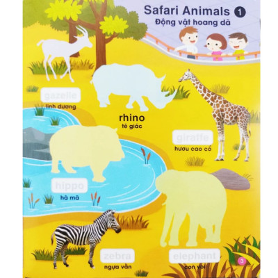 Trong vườn thú - Bé vui học tiếng anh  cùng Sticker