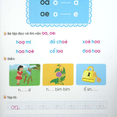 Hành Trang Bé Vào Lớp 1 - Vở Bé Học Tiếng Việt (Quyển 2)