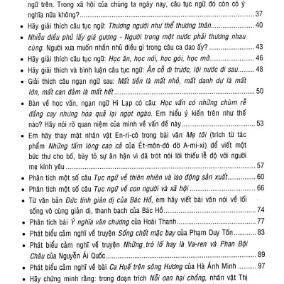 Những Bài Văn Mẫu 7 - Tập 2