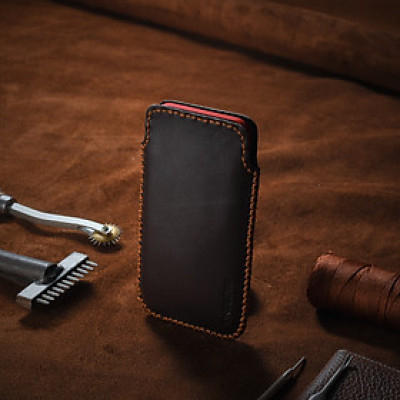 Bao da cho điện thoại 12 mini, 13 mini Da Bò Thật