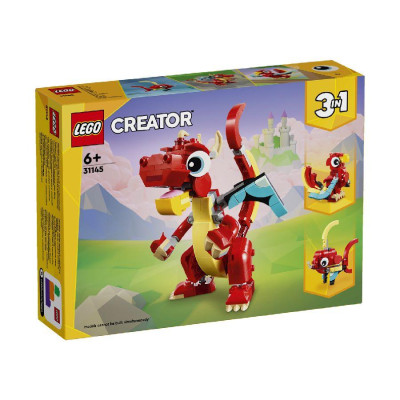 Đồ Chơi Lắp Ráp Rồng Đỏ May Mắn 3 In 1 - Red Dragon - Lego Creator 31145 (149 Mảnh Ghép)