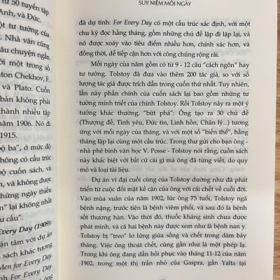 Suy niệm mỗi ngày - Lev Tolstoy - Đỗ Tư Nghĩa dịch