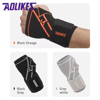Bộ 2 Băng bảo vệ cổ tay AOLIKES A-8201 Bảo vệ và hỗ trợ cổ tay tối ưu - (1 đôi)