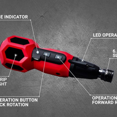 Dụng cụ khoan, vặn vít  cầm tay có sạc USB ( HIT-K01-1BIT )