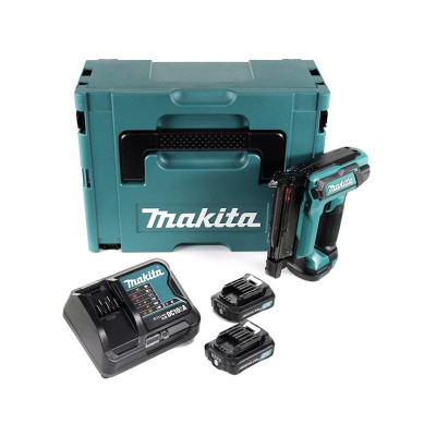 MÁY BẮN ĐINH DÙNG PIN 12V 0.6MM MAKITA PT354DSYJ (1 SẠC NHANH 2 PIN 12V/ 1.5 AH THÙNG MAKPAC) - HÀNG CHÍNH HÃNG