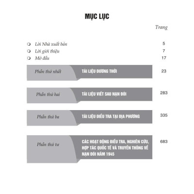 Sự thật về nạn đói năm 1945 (qua tư liệu và ký ức lịch sử)
