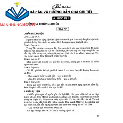 SÁCH - bộ đề kiểm tra địa lí lớp 10