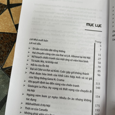 TIẾP XÚC BÍ MẬT VIỆT NAM – HOA KỲ TRƯỚC HỘI NGHỊ PARI – Lưu Văn Lợi và Nguyễn Anh Vũ - NXB CT Quốc Gia Sự Thật