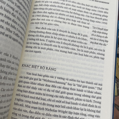 TỪ TÂM TRÍ - Sức mạnh của sự sáng tạo – Sir Ken Robinson – Quế Hương dịch – Tân Việt Books – NXB Sư Phạm (bìa mềm)