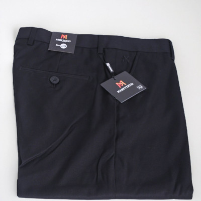 Quần tây nam đen không ly Khatoco